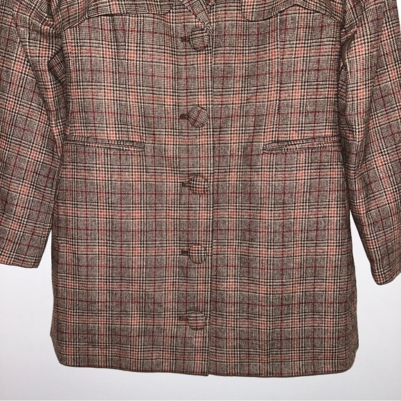 Divine Heritage Plaid Belted Trench Coat Small NEW - Picture 2 of 6